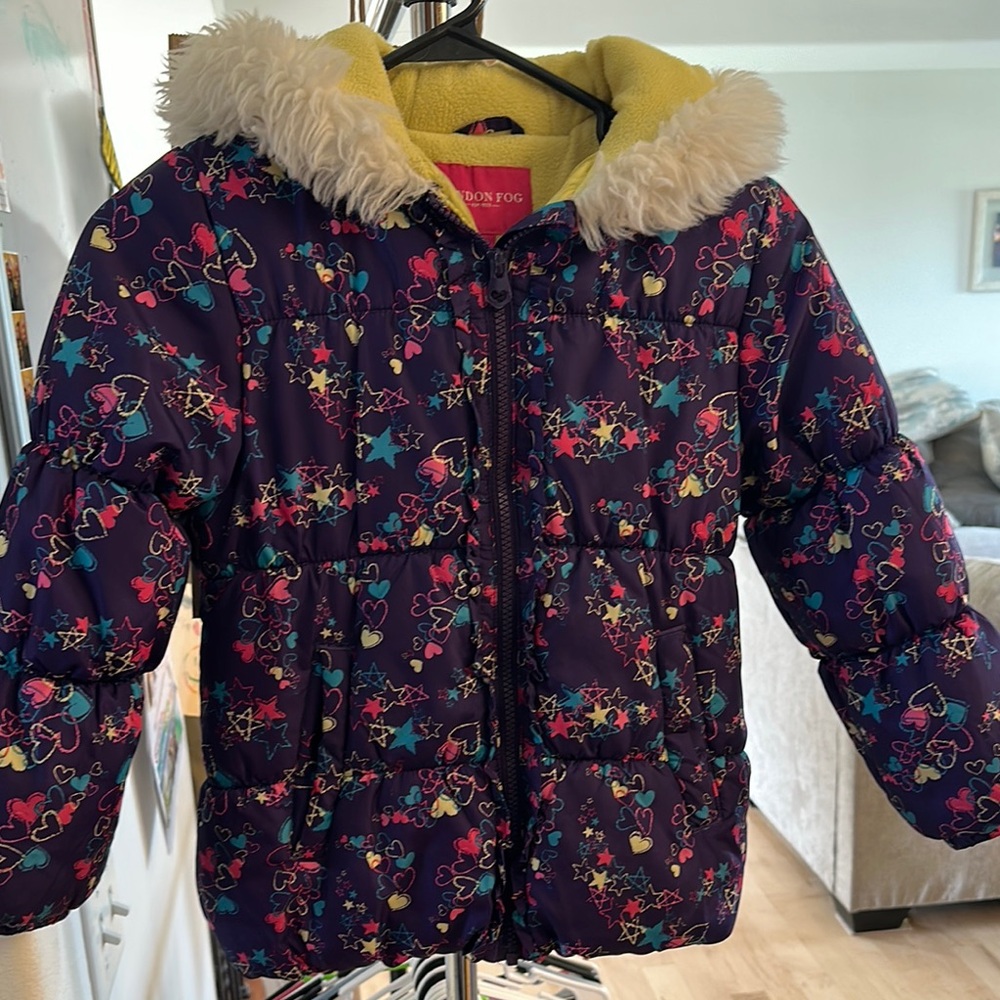 London Fog Kids' Star Print Jacket - Multicolor